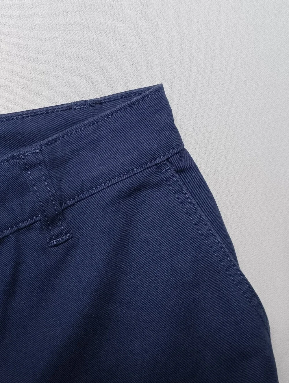 Joe Marlin Mens Relaxed Fit Chino Shorts 34 Navy Blue 9.5